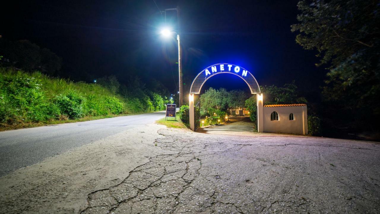 Aneton Aparthotel Chrysi Ammoudia Exterior foto
