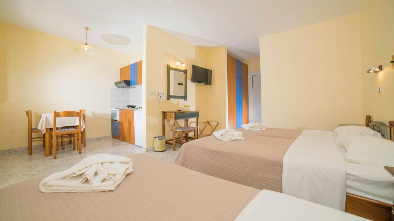 Aneton Aparthotel Chrysi Ammoudia Exterior foto